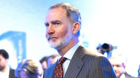 El rey Felipe VI aparece quemado