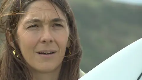 La surfista Garazi Sánchez La surfista Garazi Sánchez