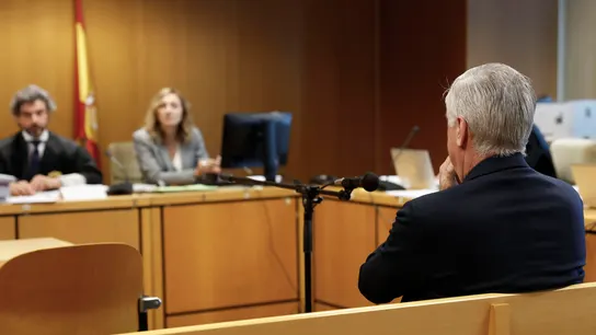 Carlo Ancelotti durante su juicio en la Audiencia Provincial de Madrid Carlo Ancelotti durante su juicio en la Audiencia Provincial de Madrid