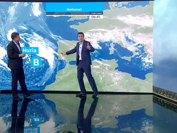 César Gonzalo, borrasca 'Nuria' César Gonzalo, borrasca 'Nuria'