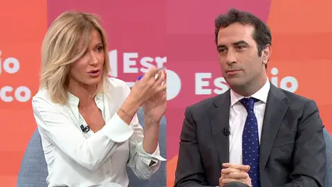Carlos Cuerpo en Espejo Público. Carlos Cuerpo en Espejo Público.