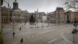 Vista general de la Plaza Dam de &Aacute;msterdam