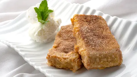 Leche frita de café, un postre típico de Semana Santa con el toque especial de Karlos Arguiñano Leche frita de café, un postre típico de Semana Santa con el toque especial de Karlos Arguiñano