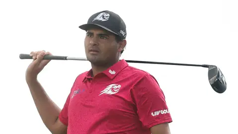 Imagen de archivo del golfista español Eugenio López-Chacarra Imagen de archivo del golfista español Eugenio López-Chacarra