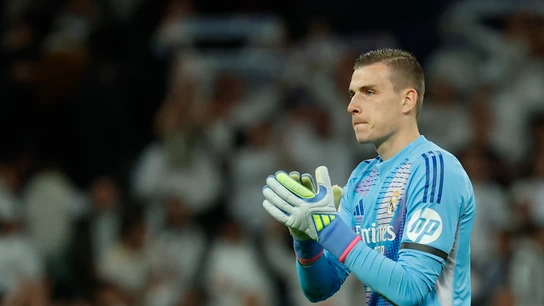 Andriy Lunin, en un partido del Real Madrid Andriy Lunin, en un partido del Real Madrid