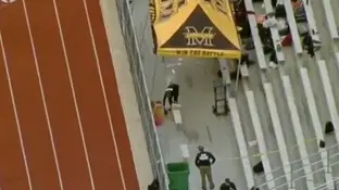El Estadio Kuykendall, el lugar del asesinato de Austin Metcalf El Estadio Kuykendall, el lugar del asesinato de Austin Metcalf