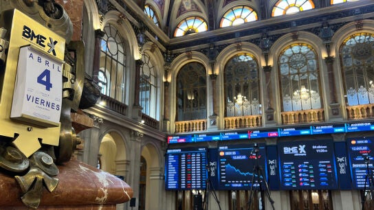 La Bolsa de Madrid este viernes tras los nuevos aranceles de EE.UU. 