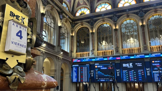 La Bolsa de Madrid este viernes tras los nuevos aranceles de EE.UU. La Bolsa de Madrid este viernes tras los nuevos aranceles de EE.UU.