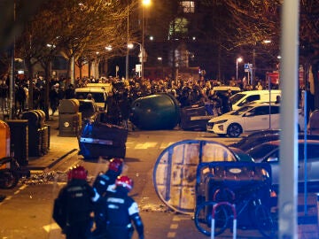 Disturbios por el desalojo del gaztexe en Bilbao
