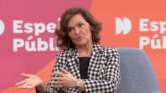 Carmen Calvo, en Espejo Público Carmen Calvo, en Espejo Público