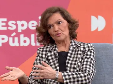 Carmen Calvo, en Espejo Público Carmen Calvo, en Espejo Público