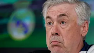 Carlo Ancelotti atiende a los medios en rueda de prensa Carlo Ancelotti atiende a los medios en rueda de prensa