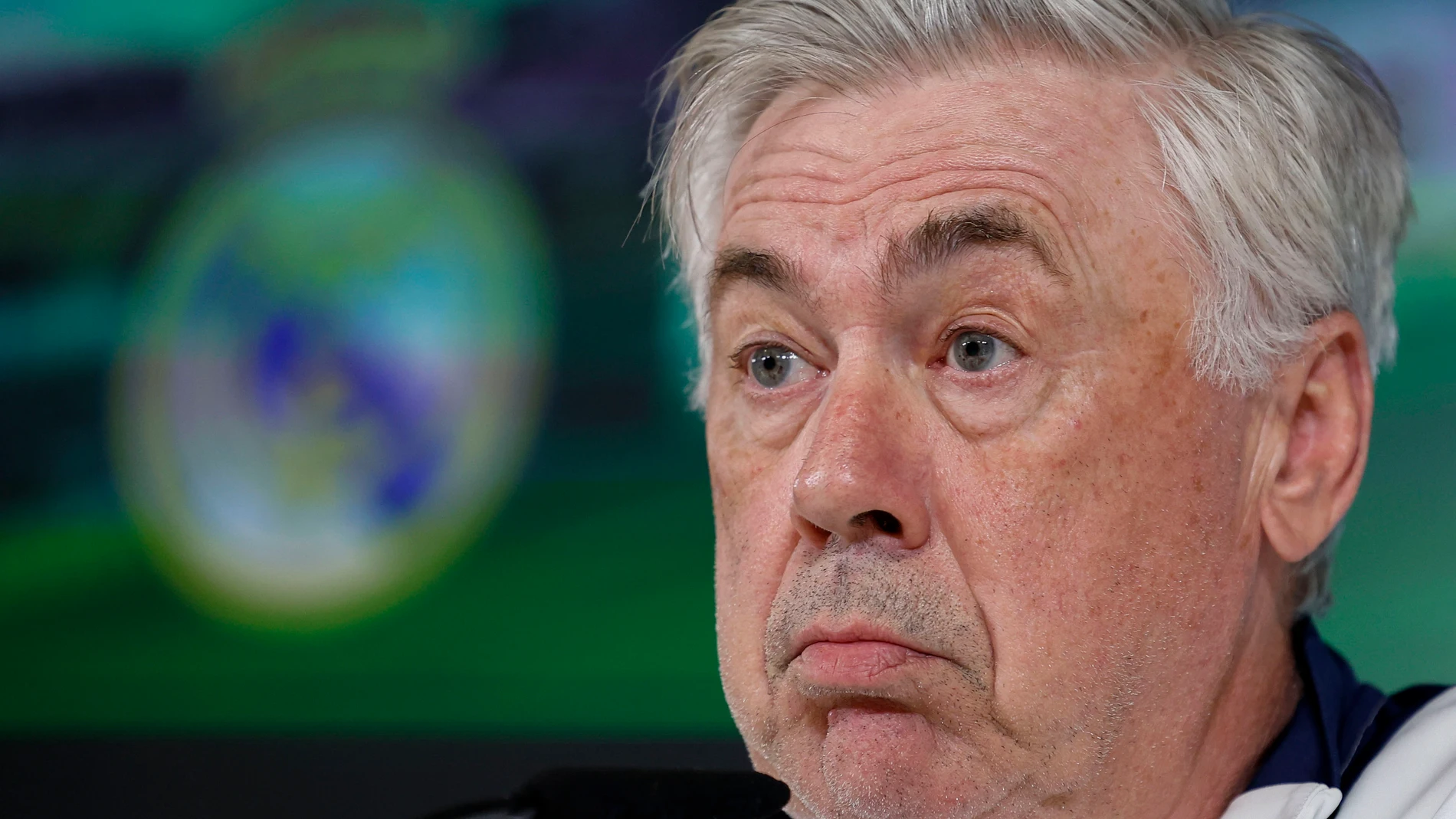 Carlo Ancelotti atiende a los medios en rueda de prensa Carlo Ancelotti atiende a los medios en rueda de prensa