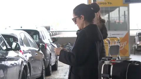 Carolina Adriana Herrera en el aeropuerto de Madrid Carolina Adriana Herrera en el aeropuerto de Madrid