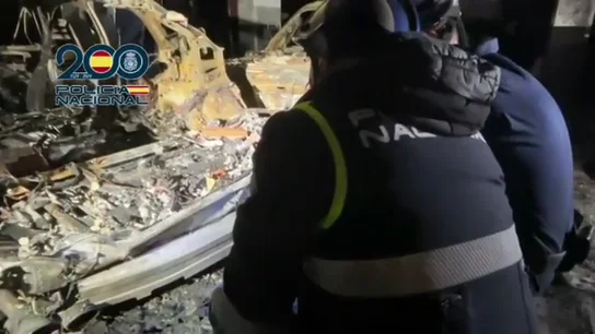 Imágenes del interior del garaje donde murieron dos bomberos en Alcorcón Las primeras imágenes del interior del garaje donde murieron dos bomberos en Alcorcón