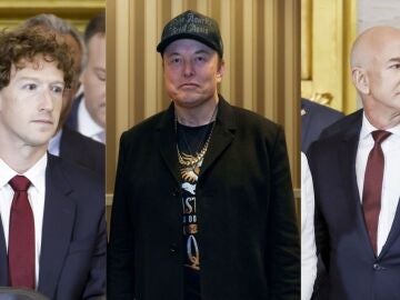  Elon Musk, Jeff Bezos y Zuckerberg 