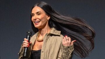 Demi Moore y su característica larga melena