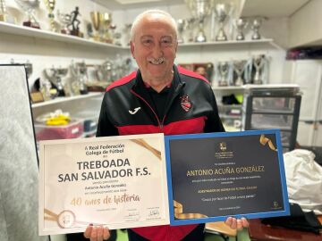 Antonio Acuña, presidente del Treboada San Salvador F.S.