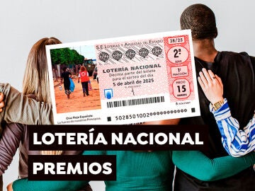 Premios del Sorteo Extraordinario de la Cruz Roja de la Lotería Nacional