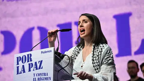 La eurodiputada de Podemos Irene Montero La eurodiputada de Podemos Irene Montero