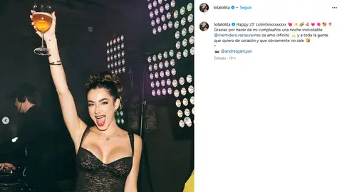 El vestido negro de Lola Lolita para su cumpleaños El vestido negro de Lola Lolita para su cumpleaños