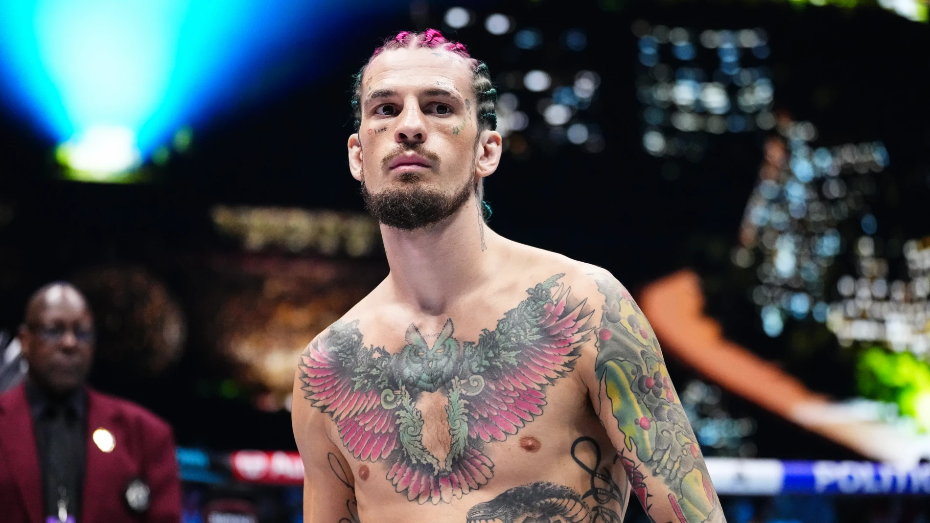 Sean O'Malley, en su combate ante Merab Dvalishvili Sean O'Malley, en su combate ante Merab Dvalishvili