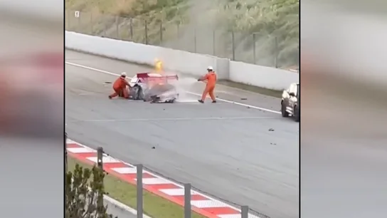 Accidente de Marta García López en Montmeló Accidente de Marta García López en Montmeló