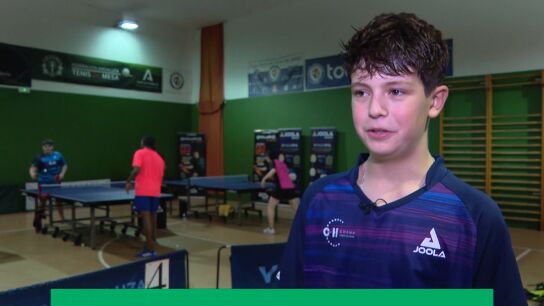 Javier Gal&aacute;n, la gran promesa del tenis de mesa en Espa&ntilde;a