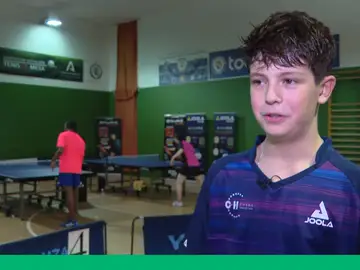 Javier Galán, la gran promesa del tenis de mesa en España Javier Galán, la gran promesa del tenis de mesa en España