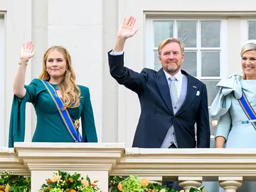 Amalia de Holanda con sus padres, los reyes Guillermo Alejandro y Máxima Amalia de Holanda con sus padres, los reyes Guillermo Alejandro y Máxima