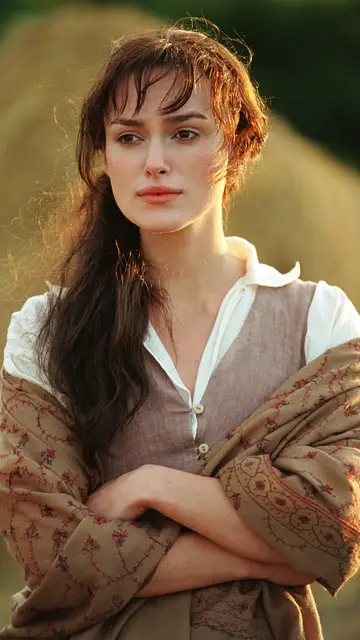 Keira Knightley en Orgullo y Prejuicio Keira Knightley en Orgullo y Prejuicio