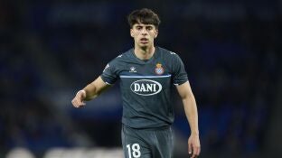 &Aacute;lvaro Aguado, jugador del RCD Espanyol