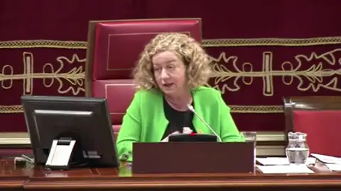 La presidenta de la mesa del Parlamento de Canarias a sus compañeros: "dejen de enviarme whatsapps" La presidenta de la mesa del Parlamento de Canarias a sus compañeros: "dejen de enviarme whatsapps"