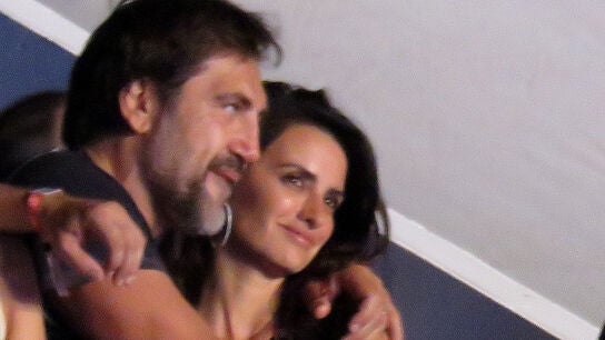 Pen&eacute;lope Cruz y Javier Bardem en el Mad Cool en Madrid