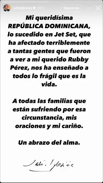 Historia de @julioiglesias Historia de @julioiglesias