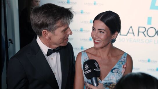 Manuel D&iacute;az El Cordob&eacute;s y Virginia Troconis en un evento
