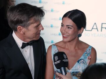 Manuel D&iacute;az El Cordob&eacute;s y Virginia Troconis en un evento