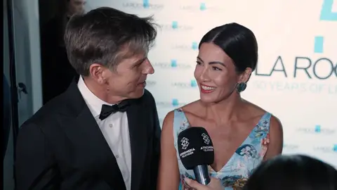 Manuel Díaz El Cordobés y Virginia Troconis en un evento Manuel Díaz El Cordobés y Virginia Troconis en un evento