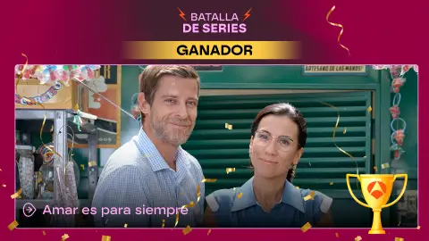 Amar es para siempre, elegida por los espectadores como la mejor serie de Antena 3 Amar es para siempre, elegida por los espectadores como la mejor serie de Antena 3