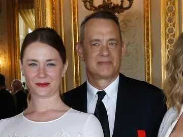 Tom Hanks, Rita Wilson y E.A. Tom Hanks, Rita Wilson y E.A.