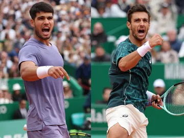 Carlos Alcaraz y Lorenzo Musetti, finalistas del Masters de Montecarlo 2025 Carlos Alcaraz y Lorenzo Musetti, finalistas del Masters de Montecarlo 2025