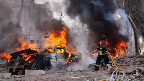 Ataque ruso en la ciudad ucraniana de Sumy Ataque ruso en la ciudad ucraniana de Sumy
