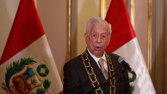 Mario Vargas Llosa, en una imagen de marzo de 2023