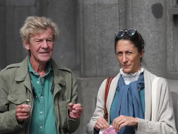 Ernesto de Hannover y Claudia Stilianopoulos en Madrid en 2021 Ernesto de Hannover y Claudia Stilianopoulos en Madrid en 2021