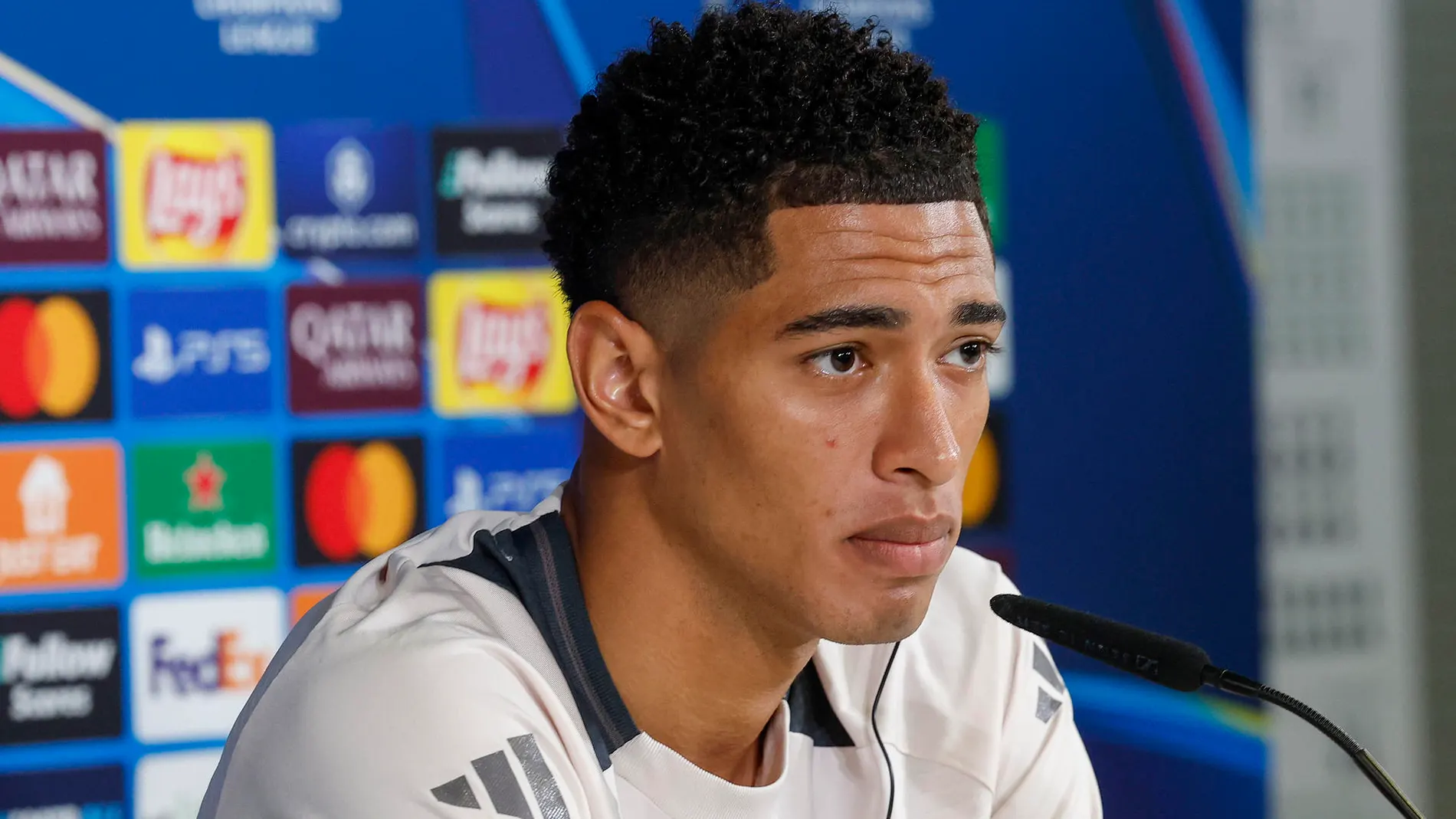 Jude Bellingham en rueda de prensa Jude Bellingham en rueda de prensa