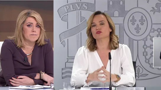 Susana Díaz y Pilar Alegría Susana Díaz y Pilar Alegría