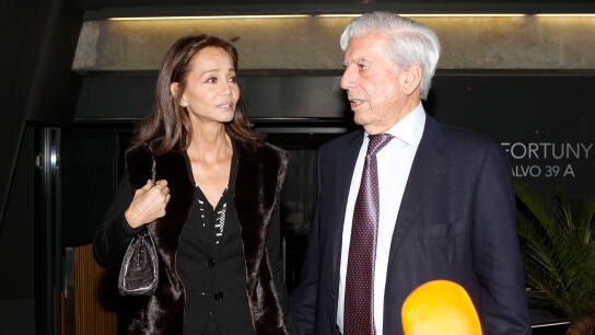 Isabel Preysler y Mario Vargas Llosa en 2016