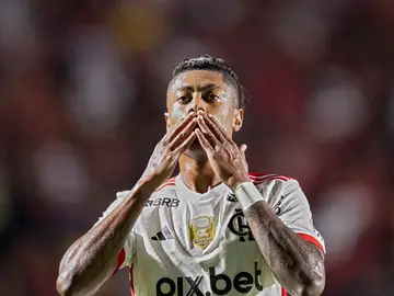 Bruno Henrique, delantero del Flamengo Bruno Henrique, delantero del Flamengo