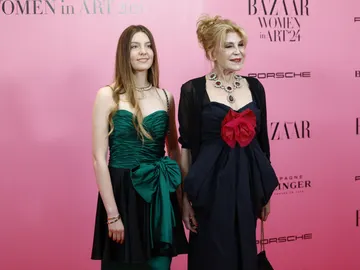 Carmen Thyssen y su madre, Tita Cervera Carmen Thyssen y su madre, Tita Cervera