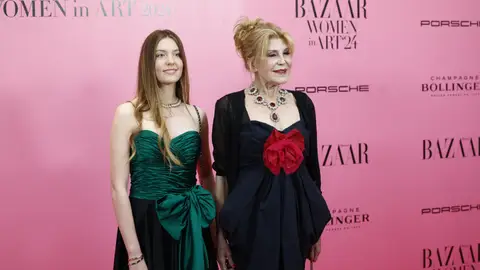Carmen Thyssen y su madre, Tita Cervera Carmen Thyssen y su madre, Tita Cervera